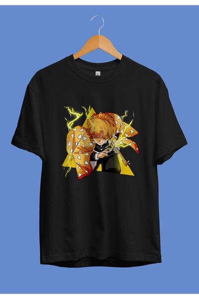FULL TOLERANCE Tricou Anime Demon Slayer Zenitsu Lightning cu design special ...