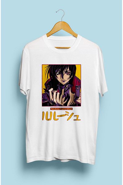 FULL TOLERANCE Κωδικός Geass Lelouch Anime Character T-shirt
