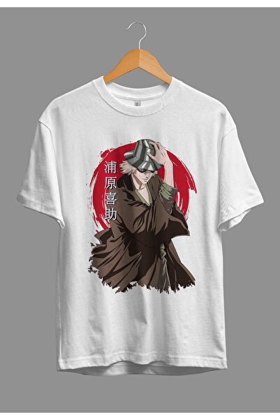 FULL TOLERANCE Oversize Bleach Kisuke Urahara Özel Tasarım Anime Tişört