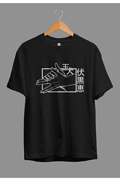 FULL TOLERANCE Tricou oversize Jujutsu Kaisen Jujutsu cu design imprimat cu g...