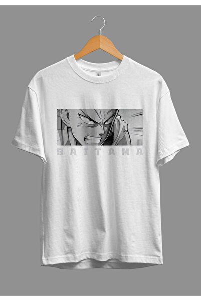 FULL TOLERANCE Tricou oversize One Punch Man Saitama Personaj anime cu imprim...