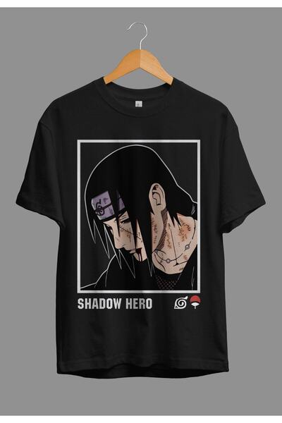 FULL TOLERANCE Tricou imprimat oversize Uchiha Itachi Naruto Anime Character ...