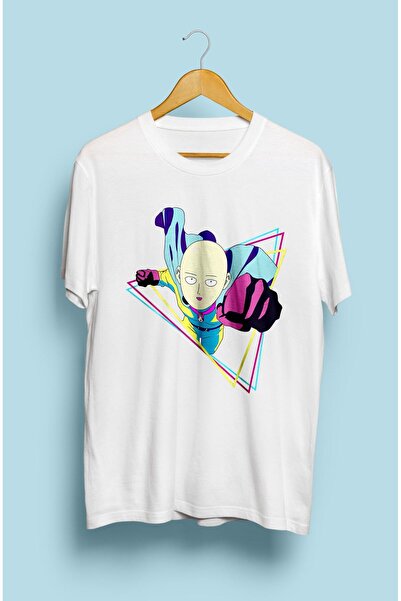 FULL TOLERANCE One Punch Man Saitama (νέον) Μπλουζάκι με τυπωμένο χαρακτήρα A...