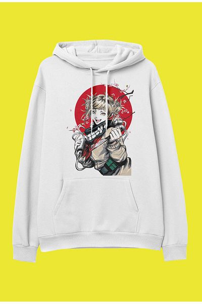 FULL TOLERANCE Hanorac cu glugă oversize My Hero Academia Himiko Toga V11 cu design special Anime