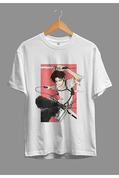 FULL TOLERANCE Tricou Oversize Attack On Titan Levi Ackerman Anime Character ...