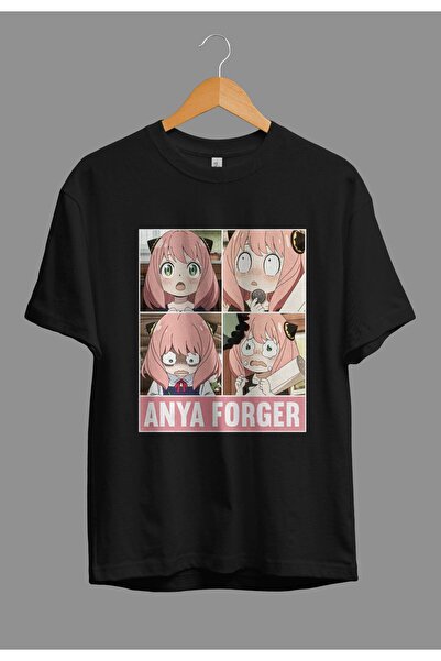 FULL TOLERANCE Tricou Oversize Spy X Family Anya Forger (Moods) Anime Charact...