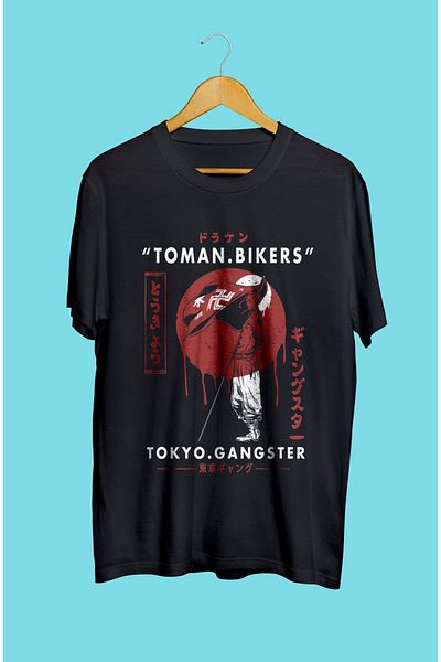 FULL TOLERANCE Tokyo Revengers Tokyo Manji Gang Anime Χαρακτήρας με τυπωμένο προσαρμοσμένο σχέδιο T-shirt