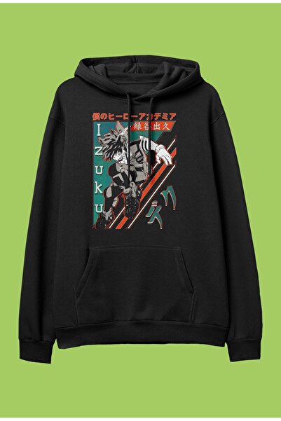 FULL TOLERANCE Oversize My Hero Academia Izuku Midoriya Anime με στάμπα φούτε...