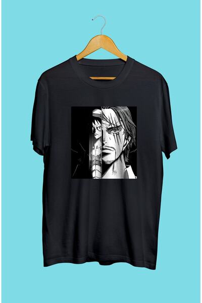 FULL TOLERANCE Μπλουζάκι One Piece Luffy And Shanks Anime Character με τυπωμέ...