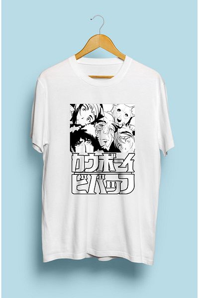 FULL TOLERANCE Μπλουζάκι με στάμπα καουμπόη Bebop Characters Anime