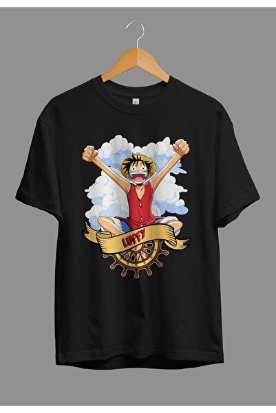 FULL TOLERANCE Tricou oversize One Piece Monkey D. Luffy Anime Personaj impri...