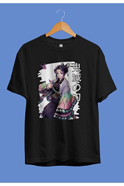 FULL TOLERANCE Μπλουζάκι Anime Oversize Demon Slayer Shinobu Kocho Ειδικού Σχ...