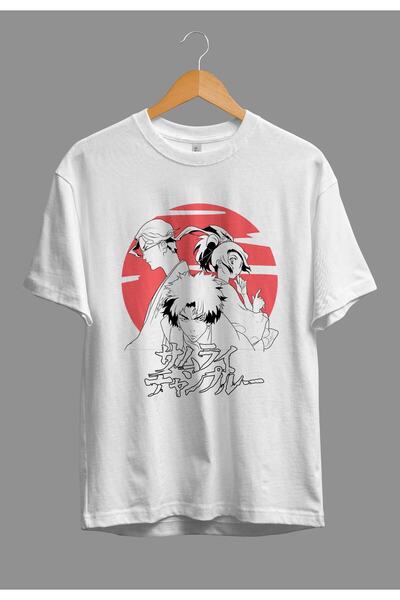 FULL TOLERANCE Tricou Oversize Samurai Champloo Mugen Jin și Fuu cu design sp...