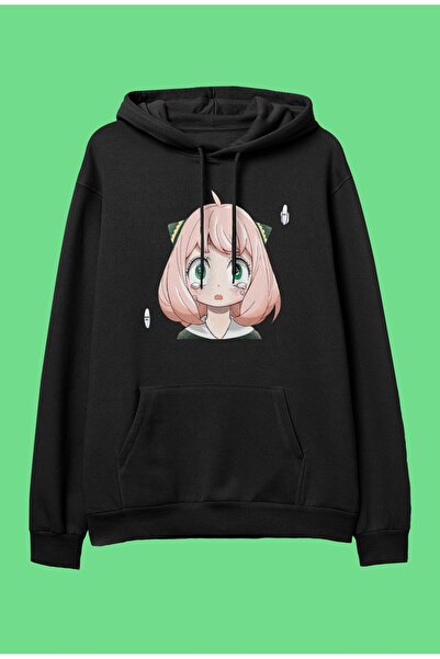 FULL TOLERANCE Oversize Spy X Family Anya Forger (κλάμα) Φούτερ με κουκούλα σ...