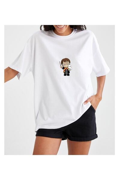 FULL TOLERANCE Tricou oversize cu imprimeu bufniță Harry Potter