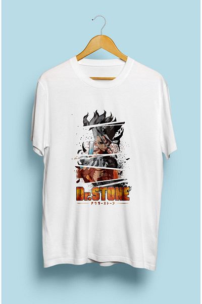 FULL TOLERANCE Tricou imprimat cu personaje anime Dr Stone