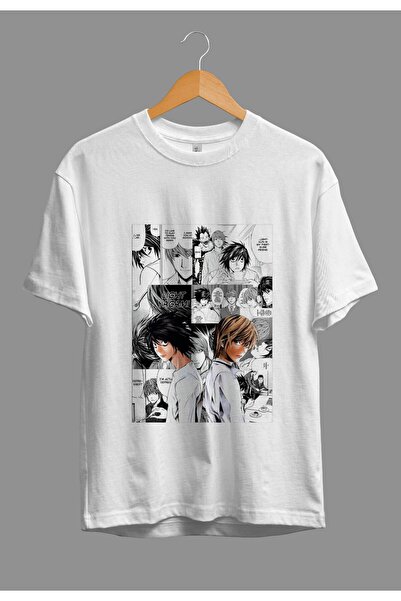 FULL TOLERANCE Oversize Death Note Kira (light Yagami) Ve L Anime Karakter Ba...