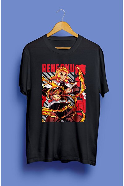 FULL TOLERANCE Demon Slayer Rengoku Μπλουζάκι Anime Ειδικού Σχεδιασμού