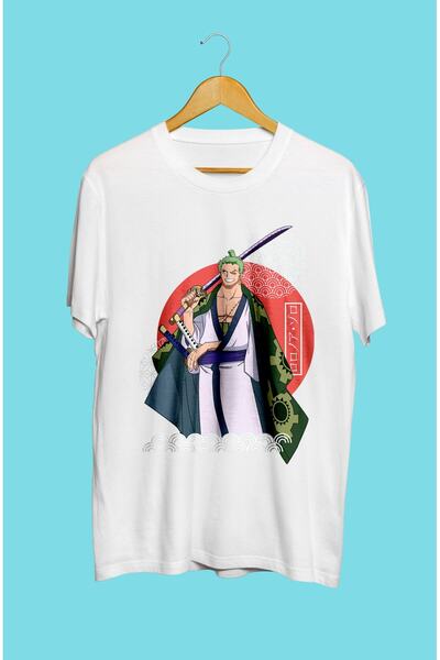 FULL TOLERANCE Μπλουζάκι One Piece Roronoa Zoro Anime με τυπωμένο χαρακτήρα ε...