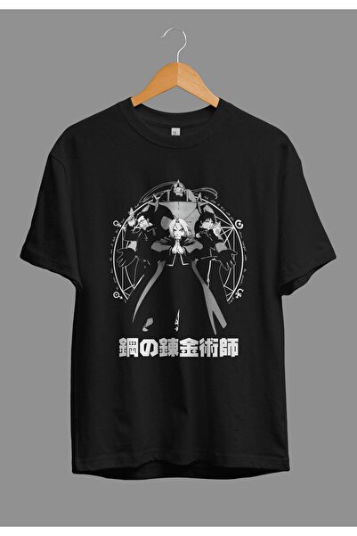 FULL TOLERANCE Tricou oversize Full Metal Alchemist Edward, Alphonse și Roy, ...