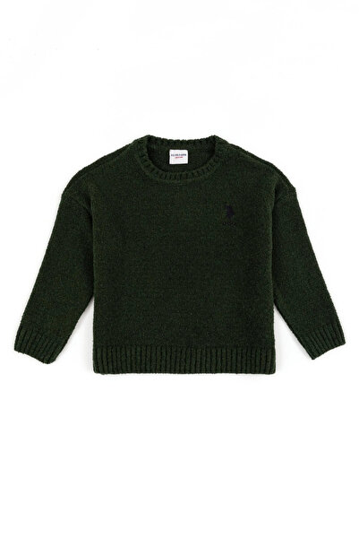 U.S. Polo Assn. Zeleni džemper za devojčice