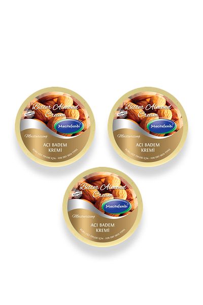 Mecitefendi 200 ML x 3 PIECES Bitter Almond Cream