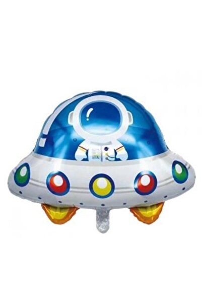 partideyince مكوك فضائي من رقائق معدنية مقاس 18 بوصة - بالون UFO والفضاء الكوني
