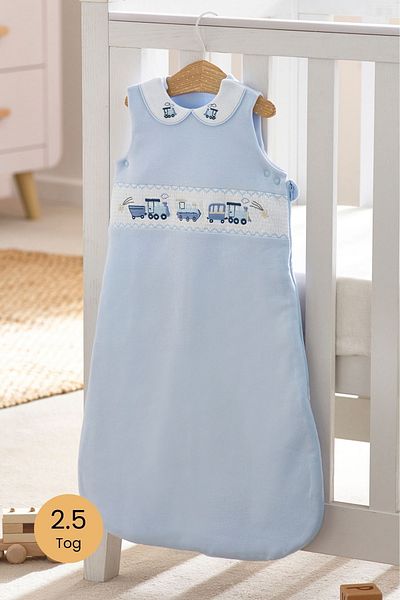 Next Baby 100% Cotton Blue Heritage 2.5 Tog Sleeping Bag