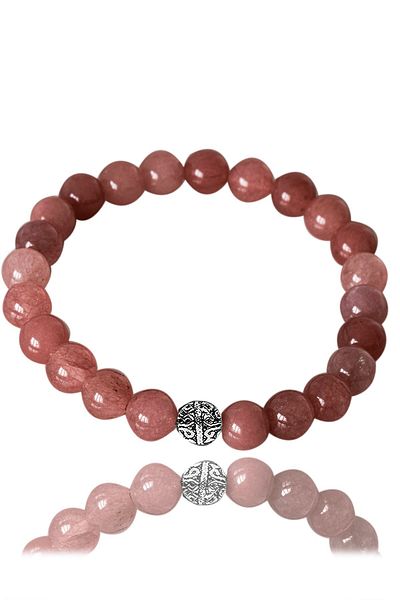 Tesbih Atölyesi Silver Apparatus Certified Sunstone Bracelet