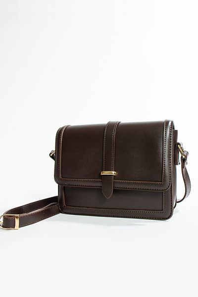 Lifonbag Geantă vintage de damă, maro amar, din piele moale, cu 5 compartimente 1020023 sv10-026