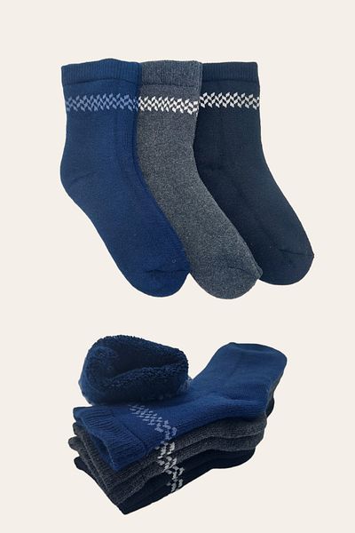 Ollero 3 чифта детски дебели хавлиени чорапи