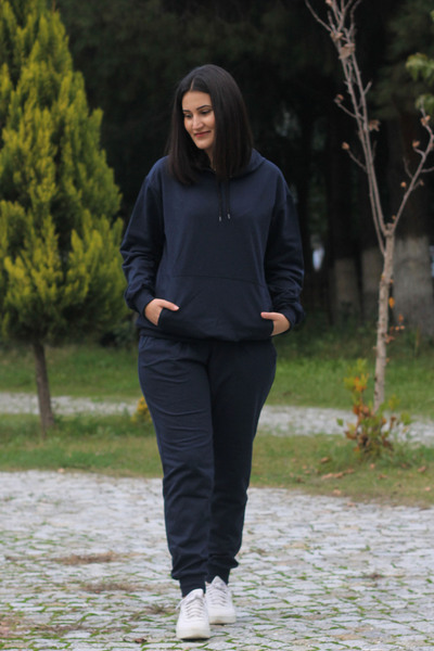 Volkyden Однотонний спортивний костюм унісекс з тканини 2ip з капюшоном і кишенею-кенгуру s m l xl xxl