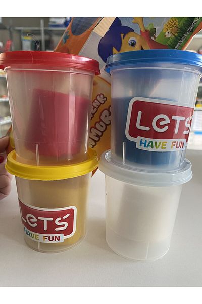 Lets 4 Colors Play Dough 600 gr