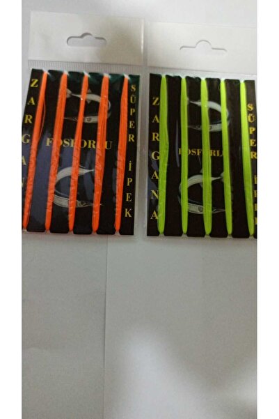Depar Zargana Ipeği - Glowlu - 5'li - 2 Paket - Turuncu - Sarı
