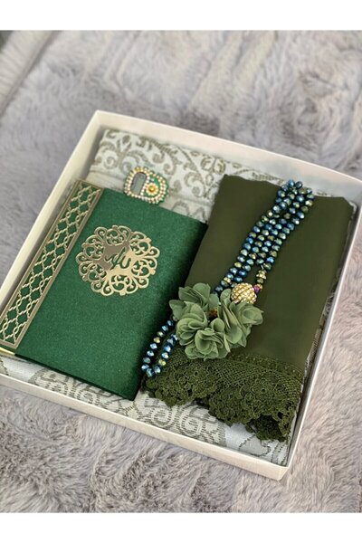 AGH Değerli Hediyeler Set molitvenog tepiha za mladence, poklon paket, set Jasin