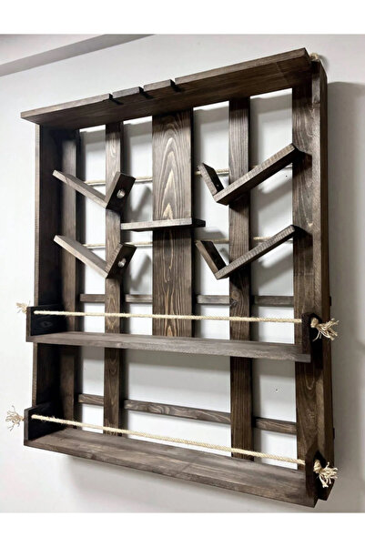 Çvk ahşap Ahşap Sedir Ağacı Şaraplık İçki ve İçecek Rafı