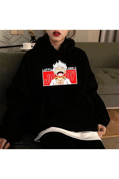 Touz Anime One Piece Luffy Joy Oversized Hoodie