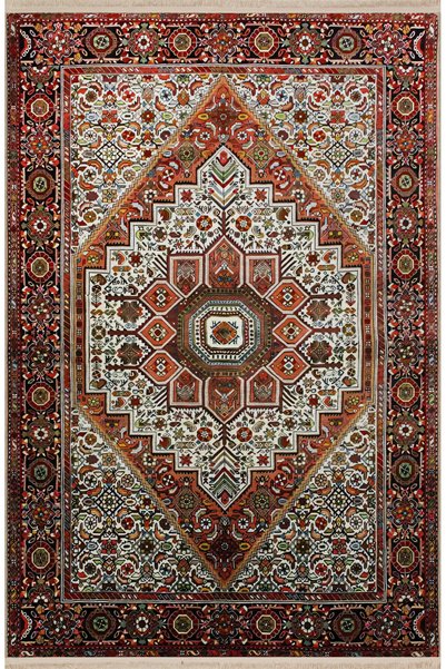Rugs Modern Halı Διακοσμητικό χαλί vintage με πολύχρωμο παραδοσιακό μοτίβο κα...