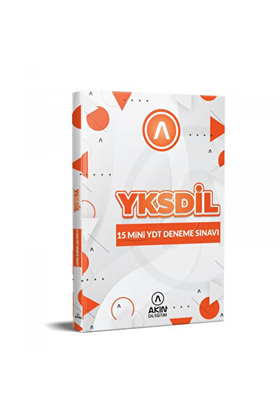 Yargı Yayınları AKIN DİL 15 MİNİ YDT DENEME SINAVI