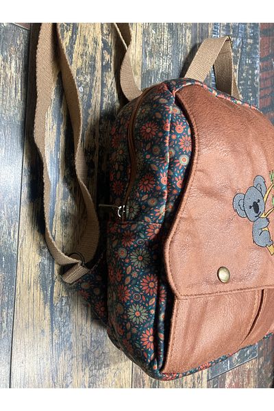 Street Bag Koala Embroidered Ethnic Authentic Bohemian Backpack Daily Travel Use