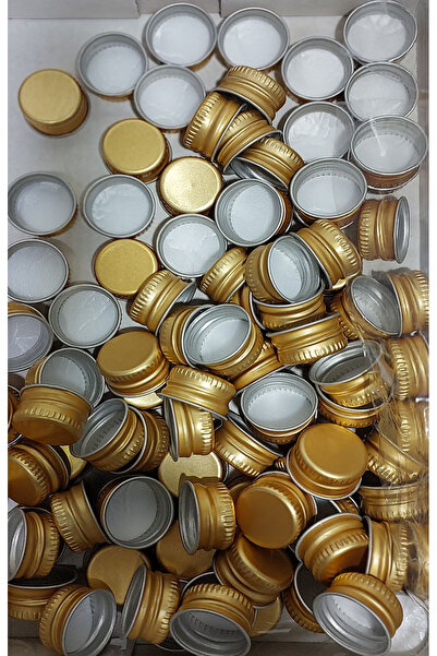 wellLine 10 Adet Çok Amaçlı Şişe için Küçük Gold Kapak (Oda Kokusu Esans Yağ ...