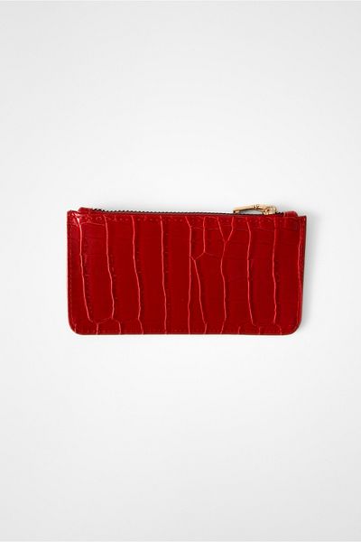 Yuka Atelier Nomu Card Holder Detailed Faux Leather Wallet