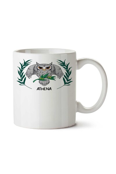 ART HEDİYE كوب كابينة مستوحى من Athena Symbol.png مطبوع على الجانبين