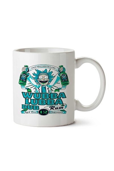 ART HEDİYE كوب 14 رام ووبا لوبا سكران مطبوع على الجانبين