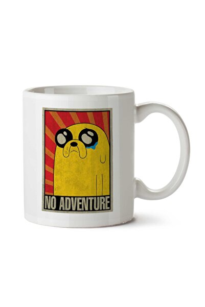 ART HEDİYE كوب مطبوع على الجانبين من وقت المغامرة بدون مغامرة سوفيتية