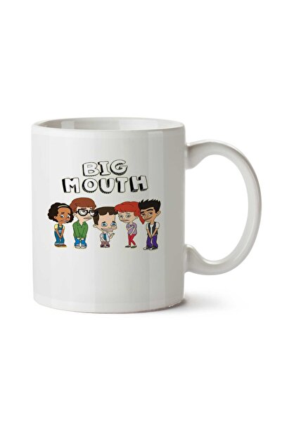 ART HEDİYE كوب Big Mouth.png مطبوع على الجانبين