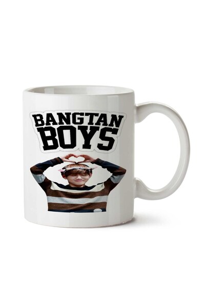 ART HEDİYE BTS Bangtan Boys V Two Side Printed Mug