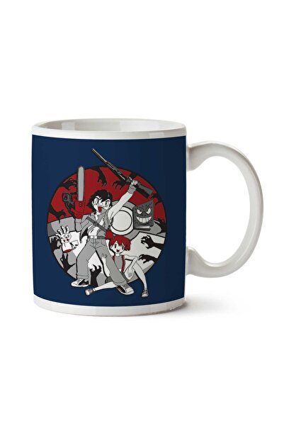 ART HEDİYE Ashes To Ashes Ash Vs Evil Dead Pokemon.jpeg Two Sided Printed Mug