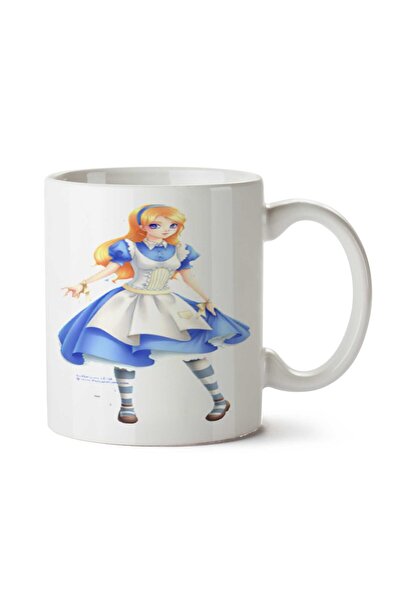 ART HEDİYE كوب مطبوع على الجانبين من Alice-PNG-Pic