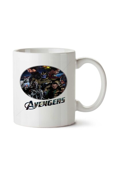 ART HEDİYE كوب Avengers2.png مطبوع على الجانبين